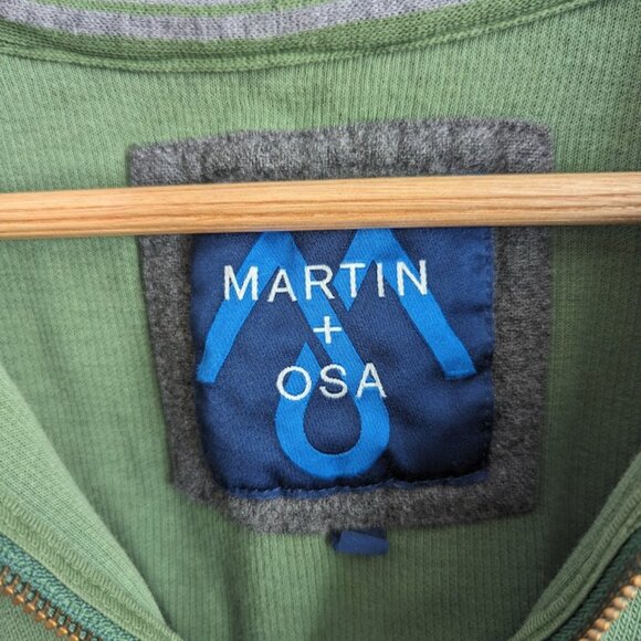 MARTIN + OSA Red Zip Neck Long Sleeve Sweatshirt - Picture 3 of 13